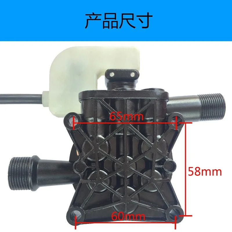 Handheld High-pressure Car Wash Pump Head, Self-priming Plunger Pump Head Assembly, High-pressure Water Gun Pump