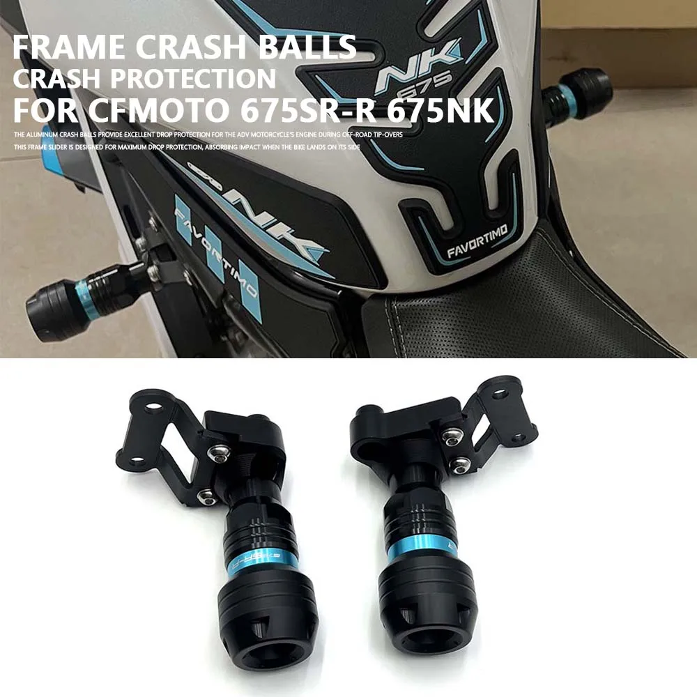 

Motorcycle Accessories FOR CFMOTO 675SR-R 675NK Anti-drop Ball Modification - Racing Bumper Modification High-strength Aluminum