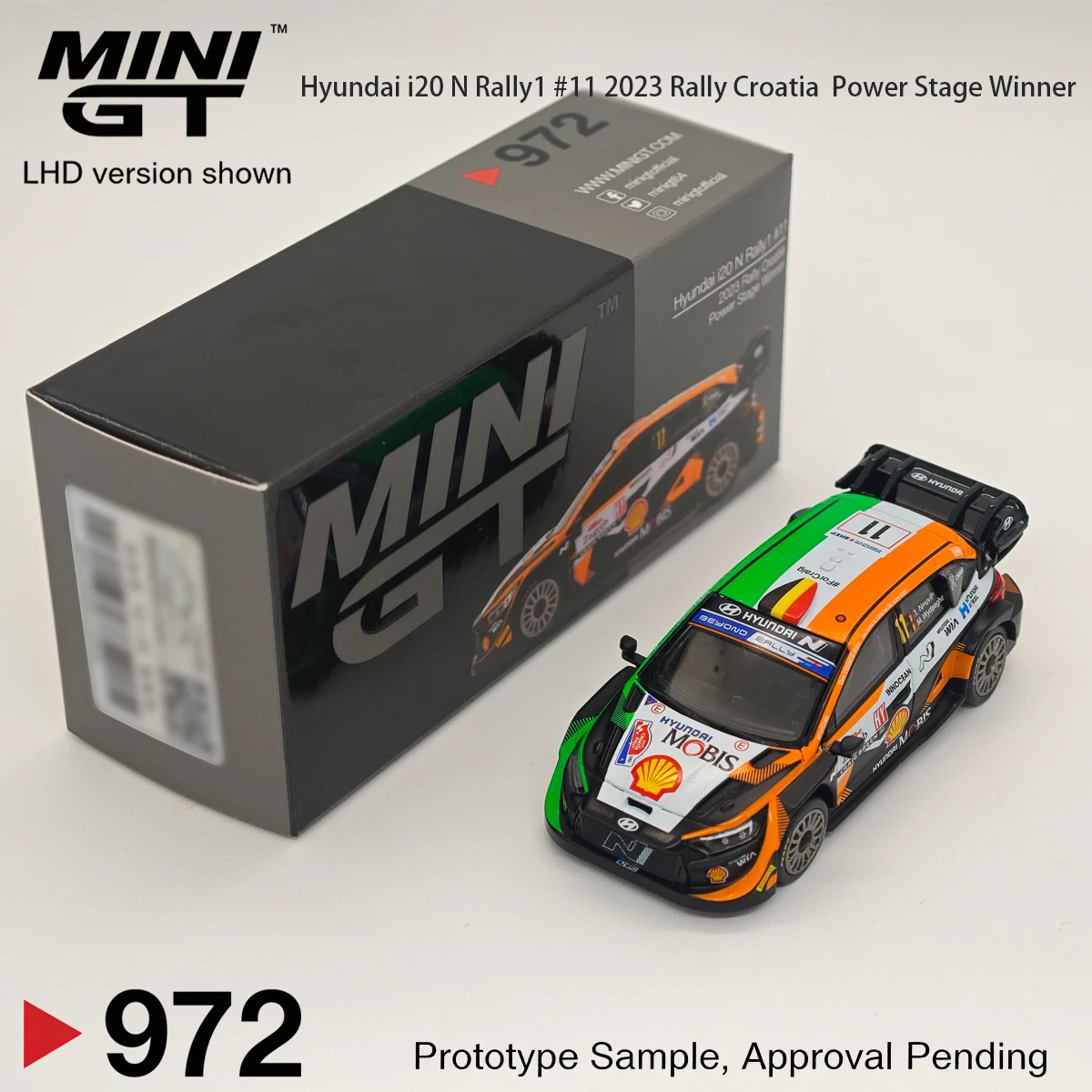 Racing Arcade Cabinet - MINIGT MGT00972 1:64 WRC Rally Race