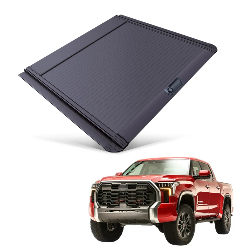 

Car Parts Roller Lid Up Pick Up Truck Aluminium Alloy Tonneau Cover For Toyota Tundra 2014+