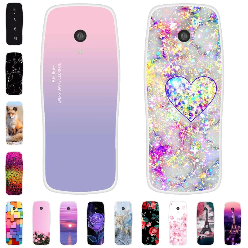 For Nokia 3210 4G 2024 Cases Fashion Soft Silicone Transparent Phone Cases Cover TA-1543 TA-1545 TA-1549 TA-1559  for Nokia 3210