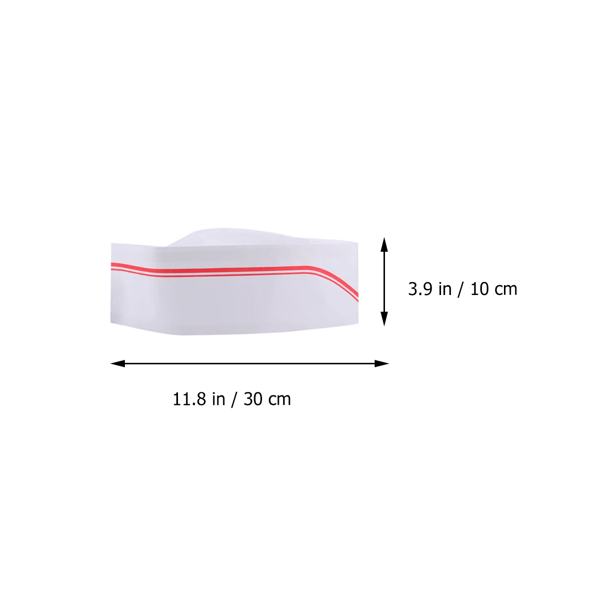 50 szt. Jednorazowe papierowe czapki kucharskie, lekkie, uniwersalny rozmiar pasujący do większości dorosłych, akcesoria kuchenne dla szefów kuchni i piekarzy, wygodne w noszeniu.