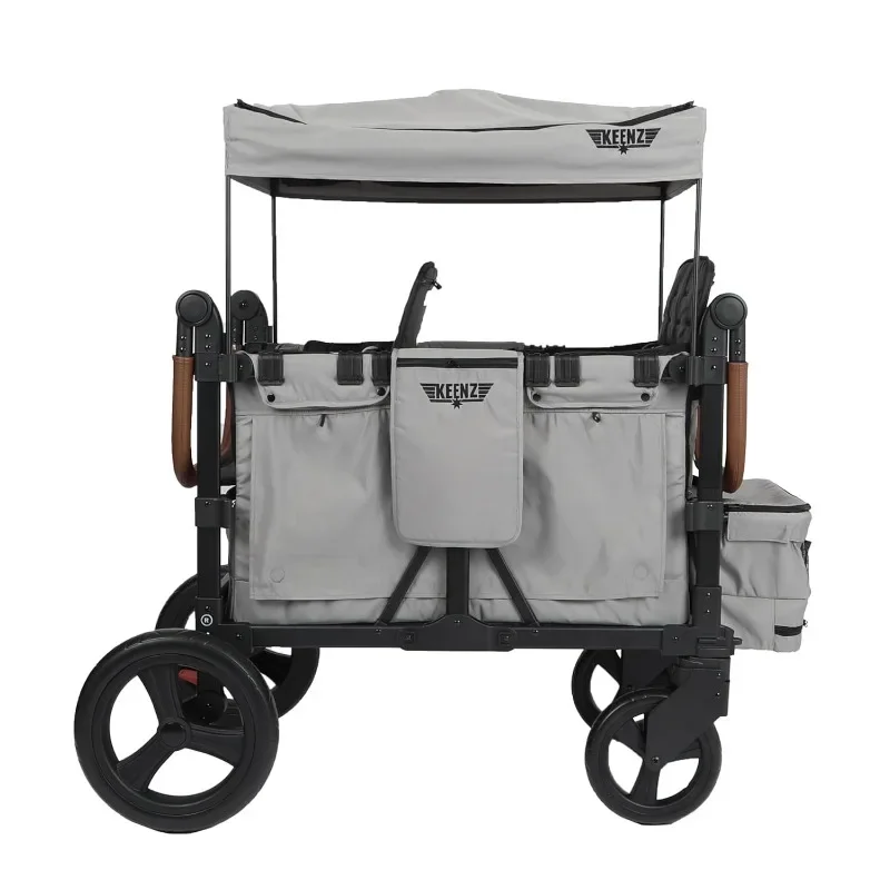 VYOO Kinderwagenwagen mit Baldachin – faltbares Design für einfache Aufbewahrung, 5-Sitzpositionen für Kinder, verbesserte Kindersicherheit