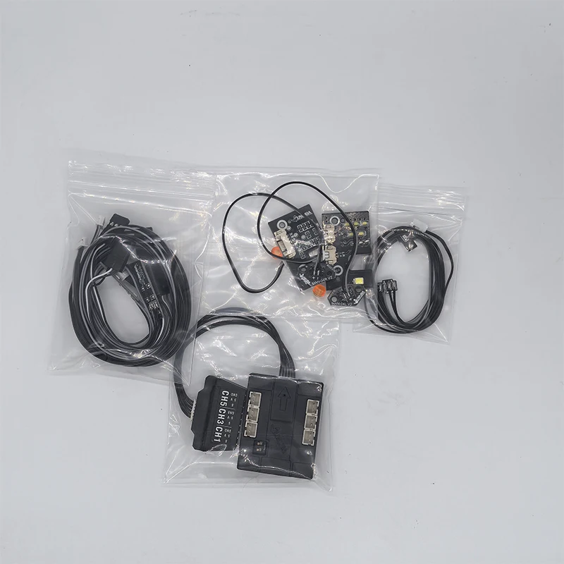 

LED Simulation Headlight Light Set Kit Accessories For 1/14 Tamiya RC Truck Trailer Tipper For MAN TGS DIY Car Upgrade Parts