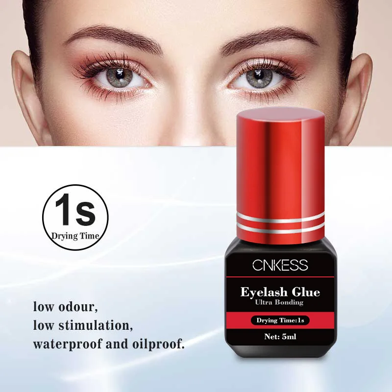 CNK factory Extra Strong Eyelash Glue Extension Supplies 5g 0.5 Second Dry Lash Glue for False Eyelash Waterproof Adhesive Lift