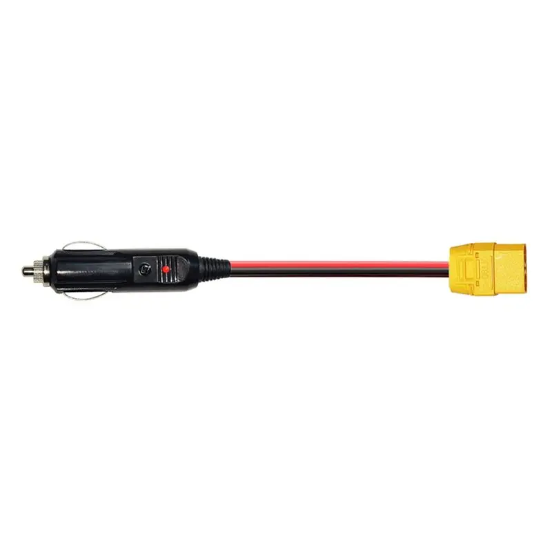 A11M-2X Lighter Charging Cable XT90 Female Connector To Car Cig Lighter Male Plug For Solar Generator Power Station 14AWG 12V
