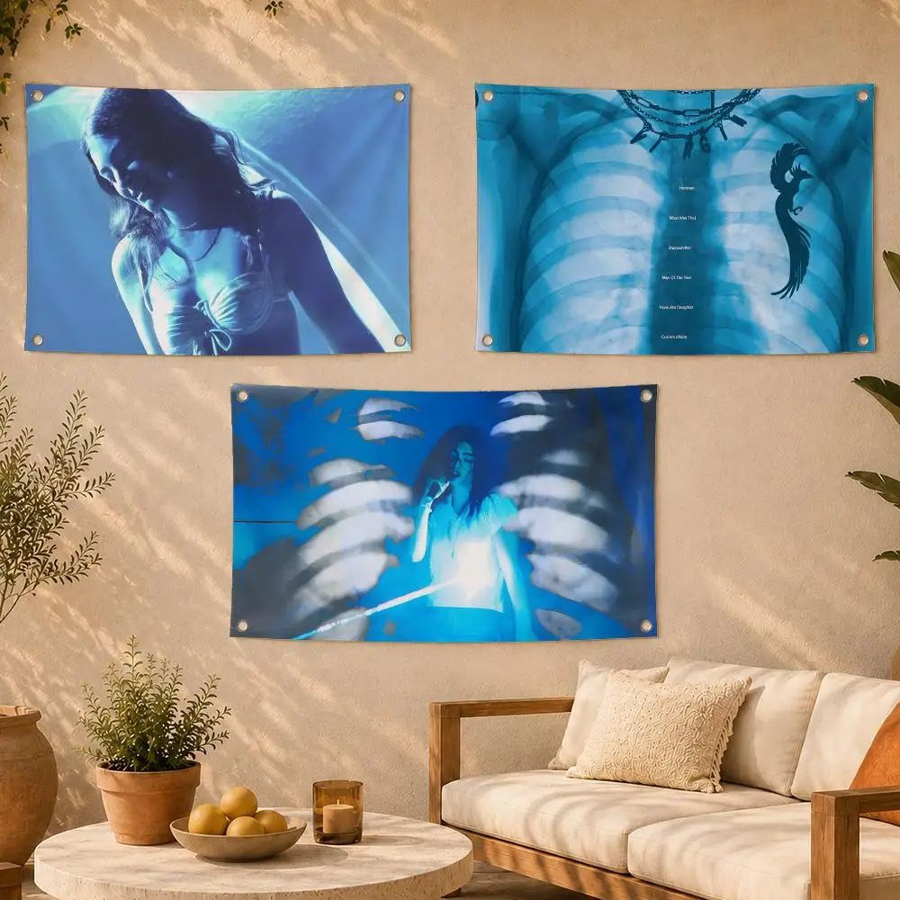 Singer L-Lorde Flags Decoration Outdoor Picnic Party Art Hanging Home Camping Party Banner Best Sellers
