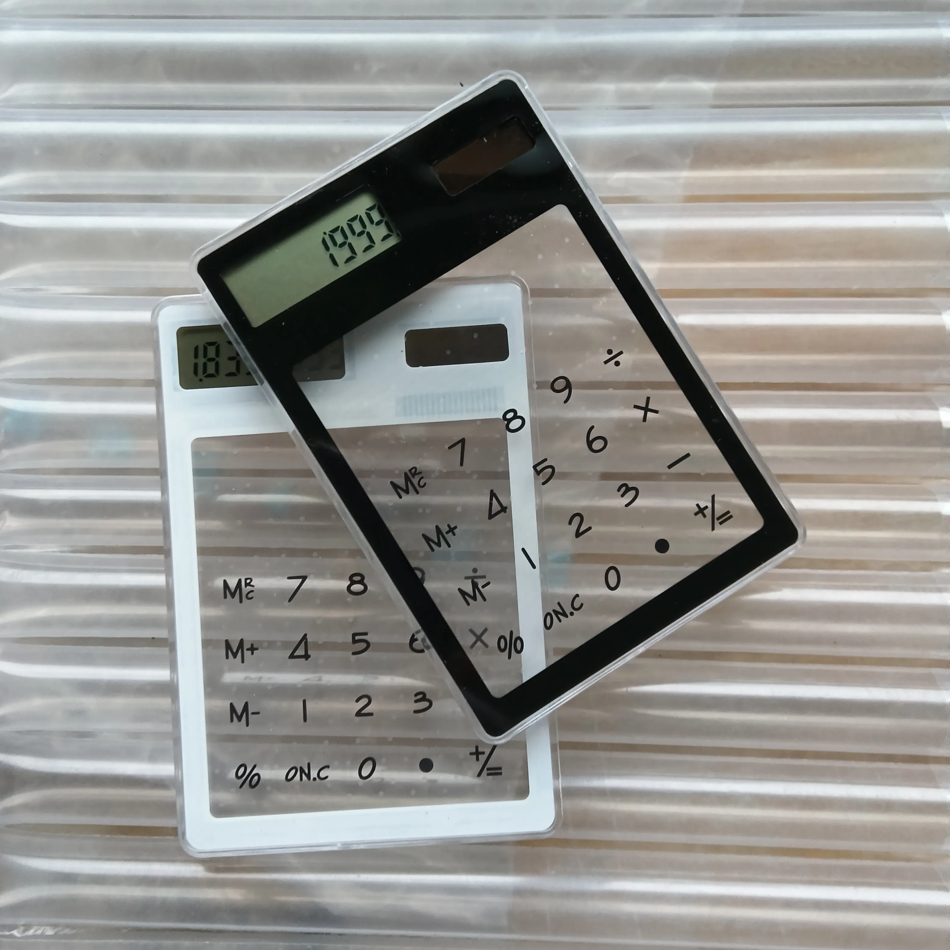 

Light Energy Transparent Calculator, Mini Cute Calculator, Office School Supplies