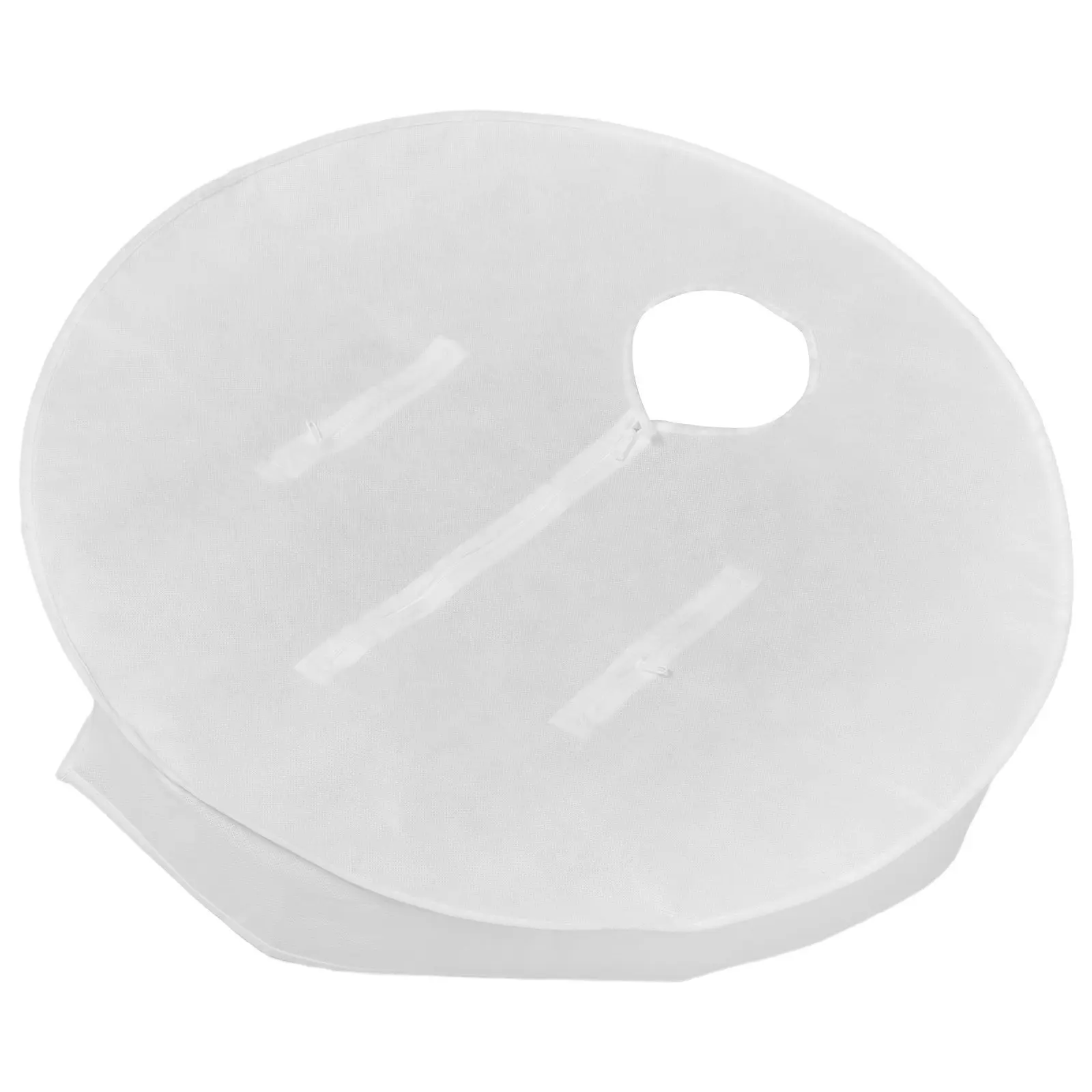 

Folding Non-Woven Bathtub Cover 27.5 Inch Insulated Anti-Dust Round Tub Lid Thermal Retention Spa Soaking Bath Protector Hot Tub