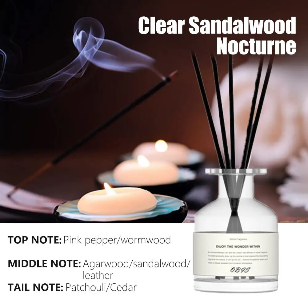 50ml Flameless Home Fragrance Room Flameless Freesia Stick Fragrance Air Freshener Diffuser Room With Home Jasmine Oil Reed D8D3 - Image 3