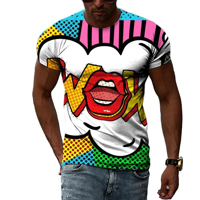 Retro 80s 90s Graphic T Shirt 2026 New 3D Print Quick Dry Soft Polyester Harajuku Tops
