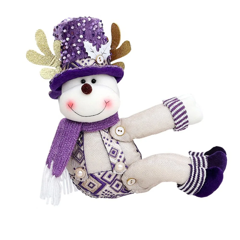 

Home Decoration Reusable Christmas Curtain Buckle Cartoon Hanging Sequined Curtain Buckle Classic Curtain Ties Holiday Dolls