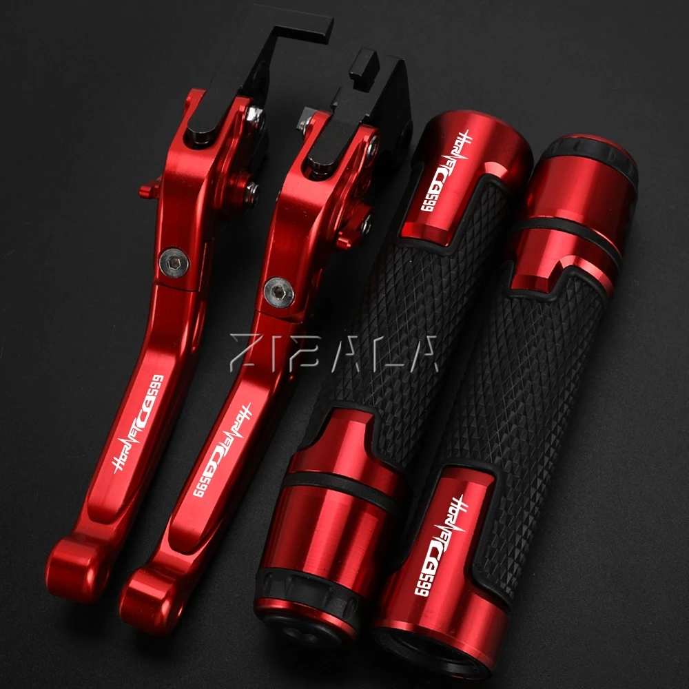 

Adjustable levers Brake Clutch Lever Handle Grips FOR HONDA CB599 HORNET Hornet 1998-2006 2005 2004 2003 Motorcycle Accessories