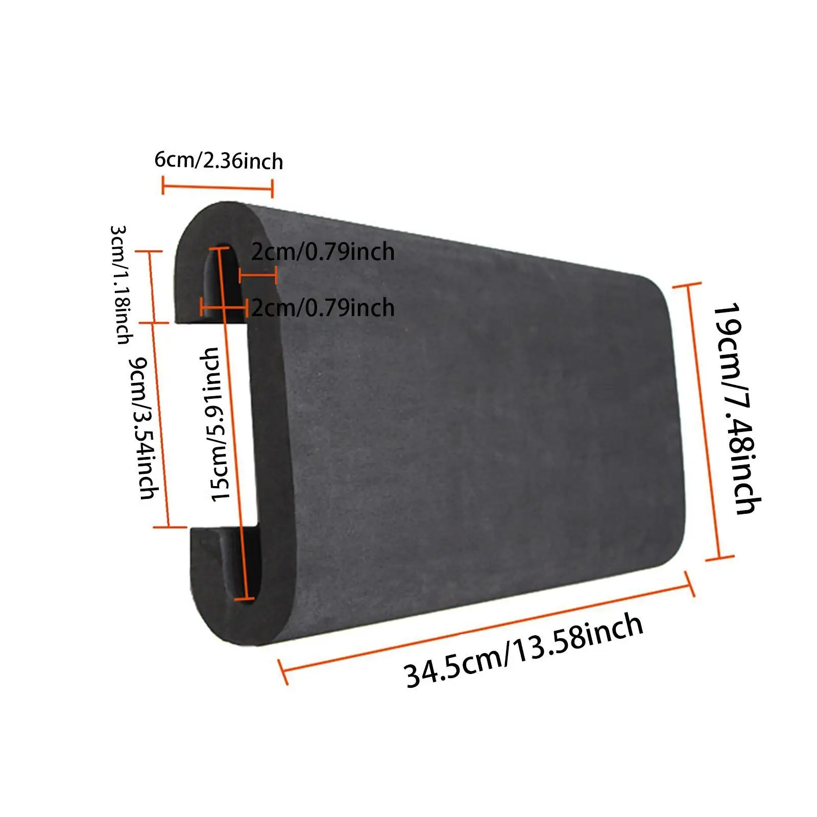 مقعد مجداف قارب EVA خفيف الوزن ومضاد للانزلاق وسادة حماية لسرج قارب التنين للتدريب على التجديف