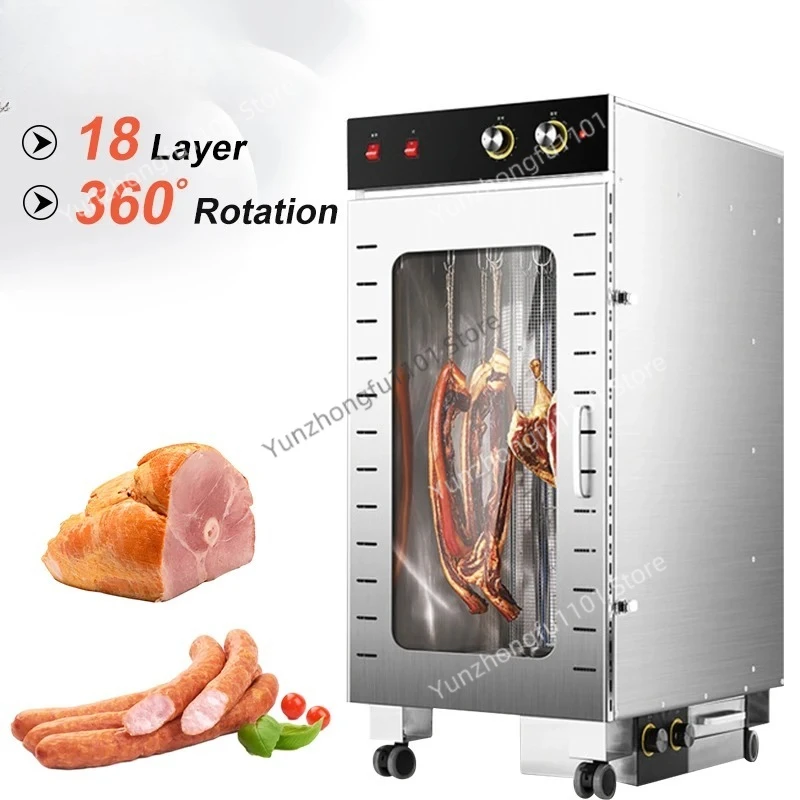 30KG Industrial Sausage Dehydrator Smoked Sausage Making Machine Multipurpose Chicken Meat Food Beef Jerky Dehydrator