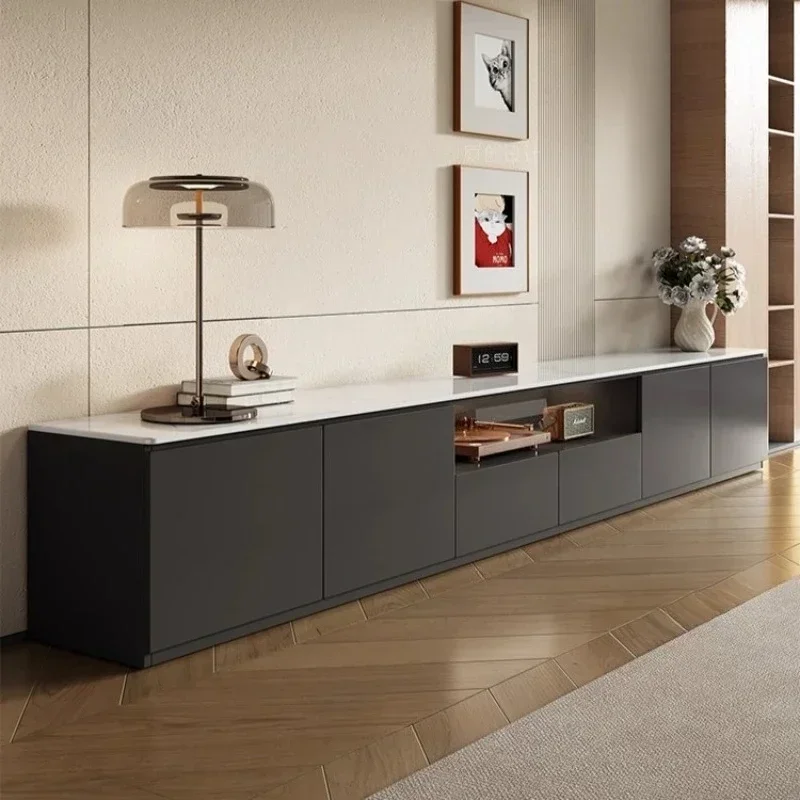 luxury Floating TV Shelf Wall Mounted Minimalist Unit Modern Home Decor Solution parete attrezzata soggiorno per tv furniture