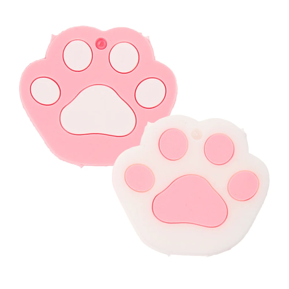 Scratch Protector Cartoon Animal Key Chain Air Tag Covers for House Cat Paw Soft Rubber Cute Covering Student