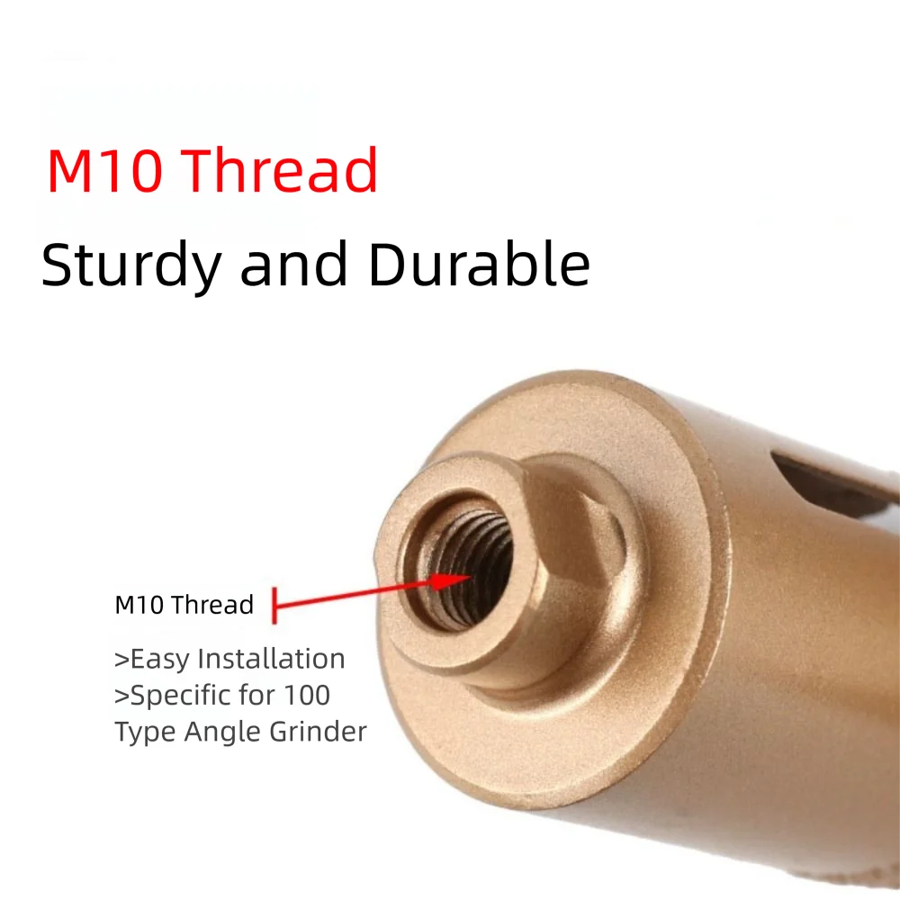 Thread Design Vacuum Brazed Core Bits Self-Locking Quick Release Dry Drilling Core Bits Pressing Plate Flange Nut