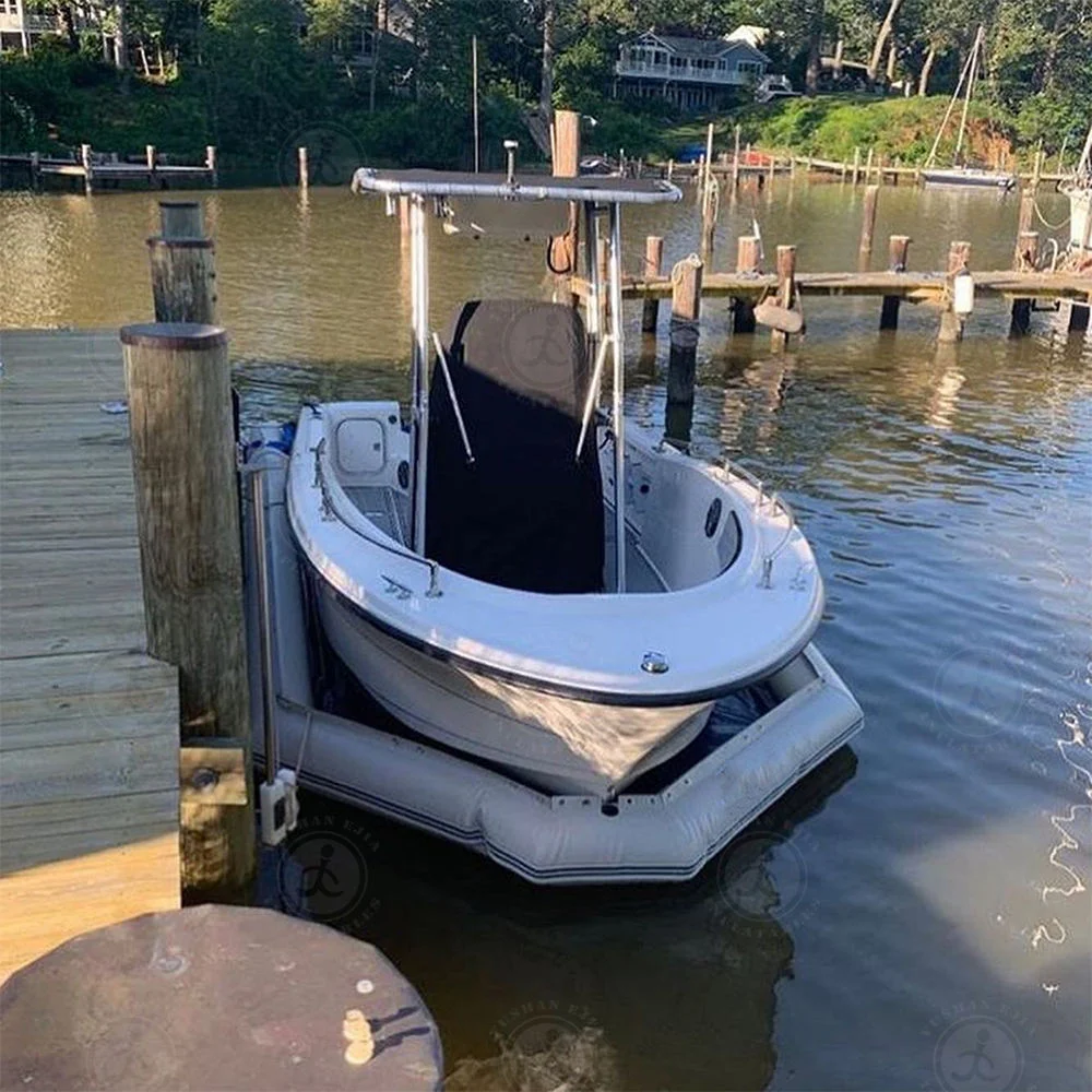 Easy Setup Inflatable PVC Floating Shelter Docking Platform Fit For Motorboats Paddle Boards Yachts Water Protection