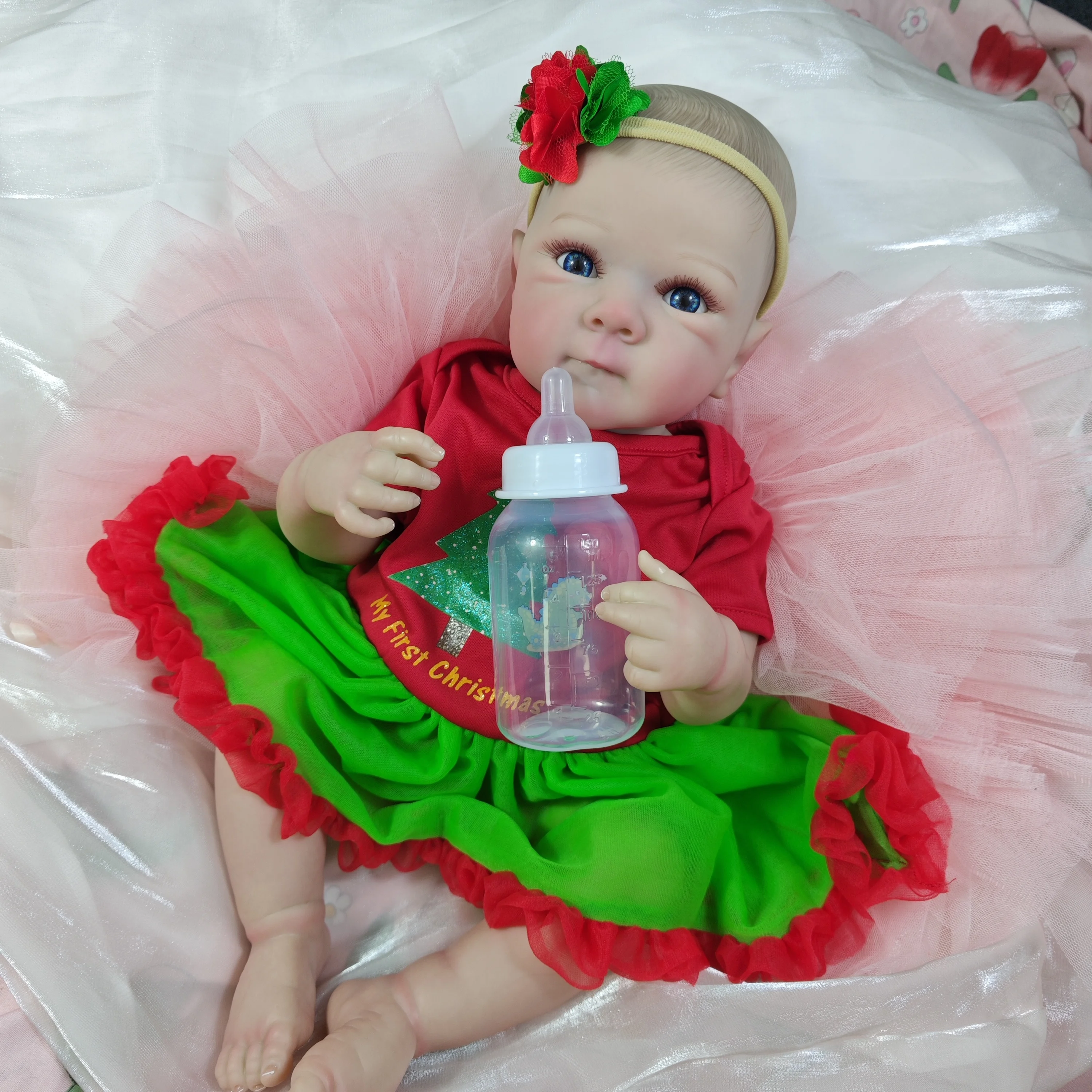 18 pollici adorabile bambola rinata Bettie Girl realistica pelle dipinta 3D arte da collezione bambola rinata regalo giocattolo di natale