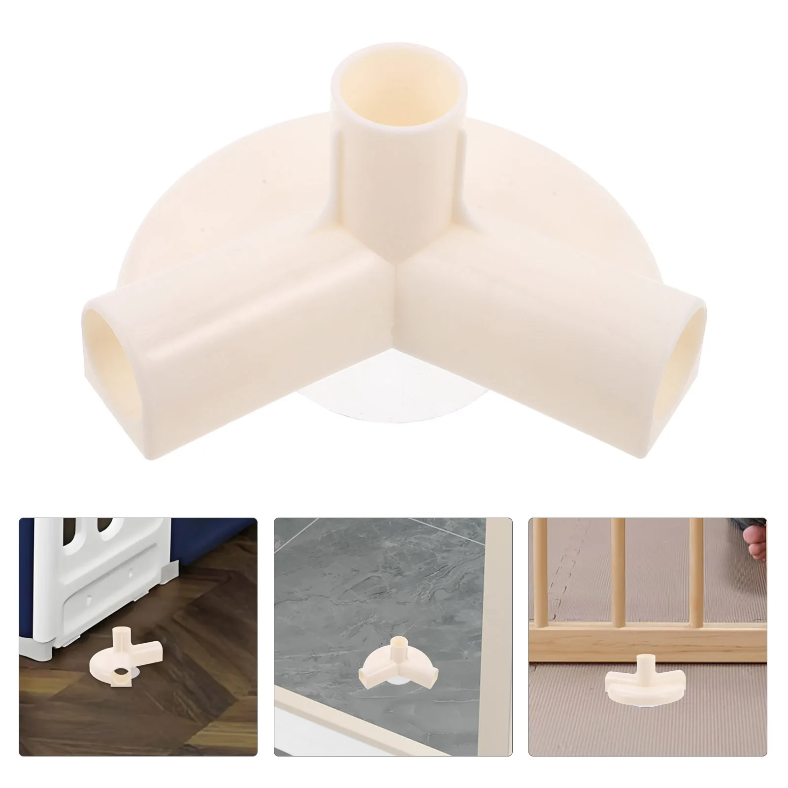 2 pezzi connettori di ricambio per box 22 mm diametro interno parti da giardino per bambini angolo adatto ventosa antiscivolo per pavimenti duri