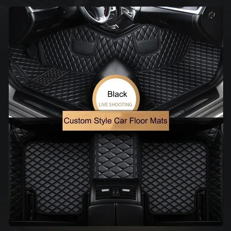 

SYGJMY Custom Car Floor Mats for Toyota HARRIER Hybrid 2022 2023 Prius 2012-2017 2006-2011 Interior Accessories