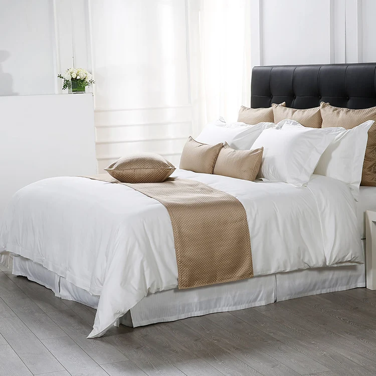 Hotel Luxury 100% Cotton Embroidered Bedding Set New Classical/Post-modern Style Bedding Sheet Sets
