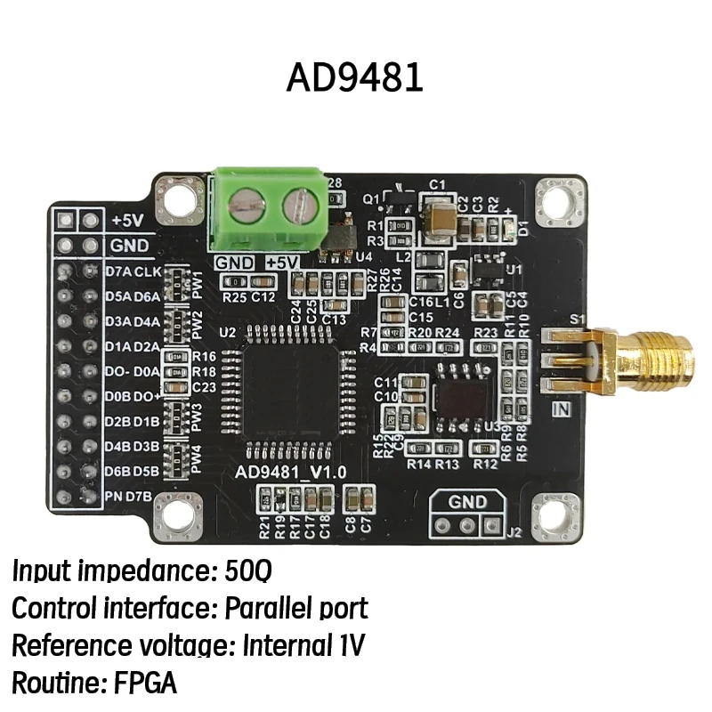 Ad9481 Module 8-bit Parallel High-speed Adc Data Acquisition Analog-to-digital Converter Module 250msps Sampling Rate