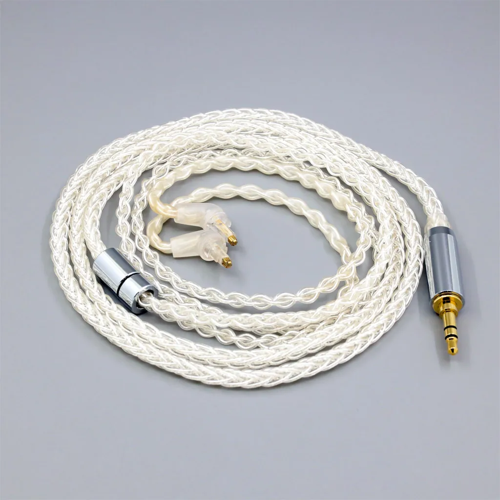 Cavo auricolare 8 core 99% 7n argento puro palladio per Sony MDR-EX1000 MDR-EX600 MDR-EX800 MDR-7550 LN008402