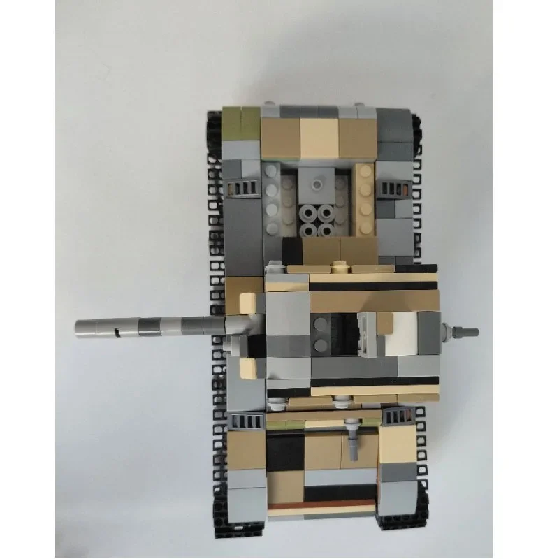 Military MOC-275886 Transport Military New Tank Truck Model, 459 Pieces, Adult Birthday Custom Building Block Toy Gift