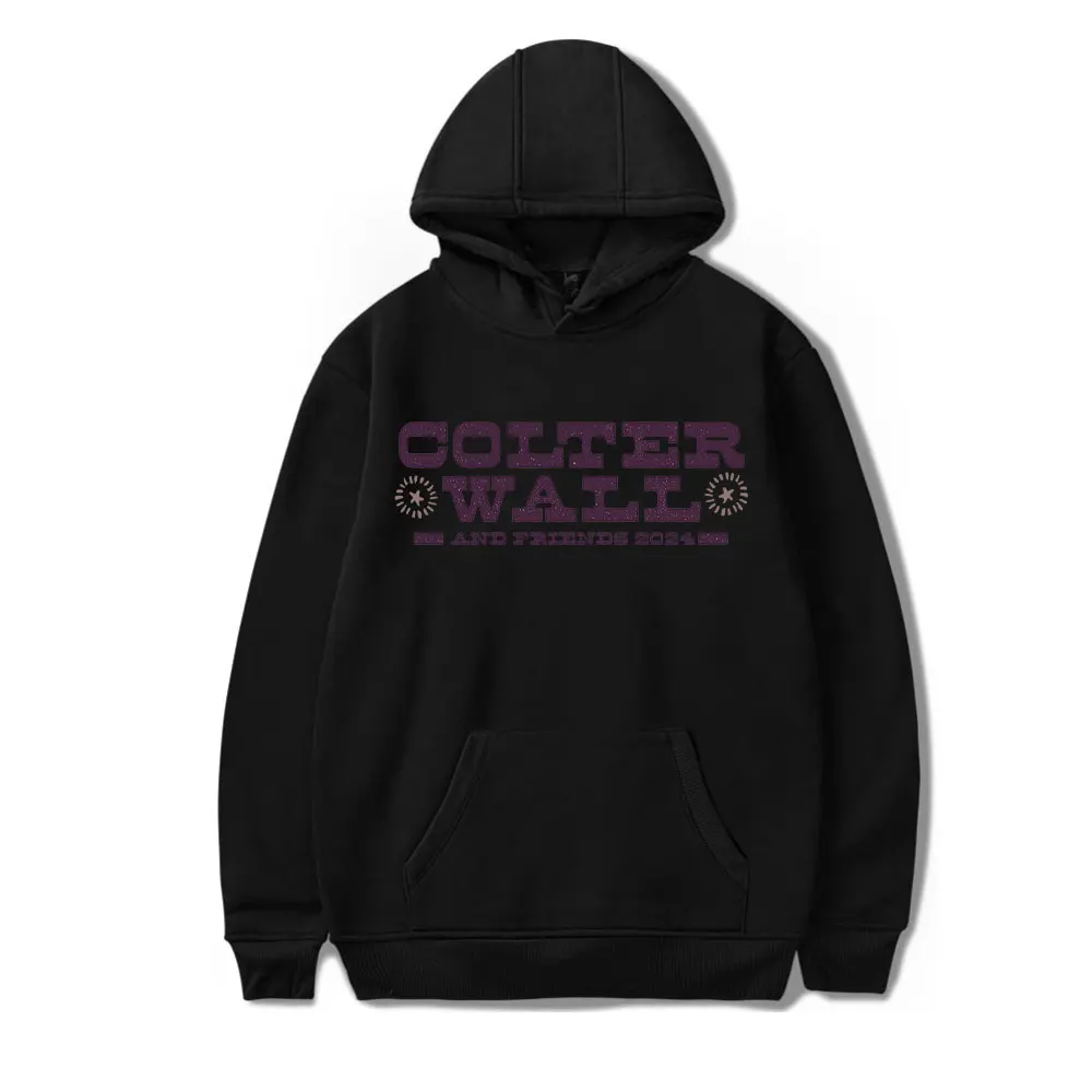 Colter Wall And Friends Tour 2024 Hoodie Sweatshirt Men/Women Singer Tour Pullover Hooded Long Sleeves Sweater