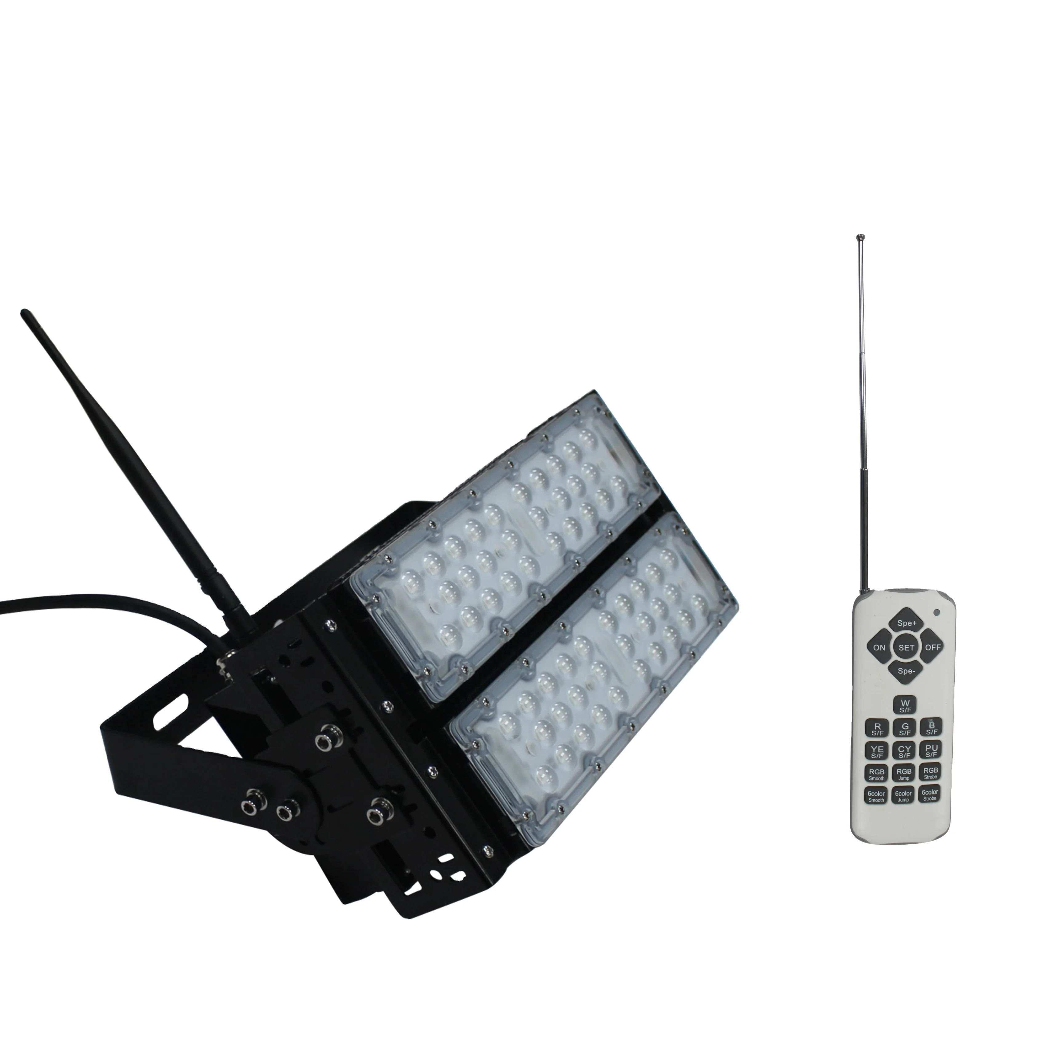 

Remote Control 100W RGB LED Flood Light IP65 Waterproof RGB Floodlight Outdoor LED Spotlight Landscape Lighting