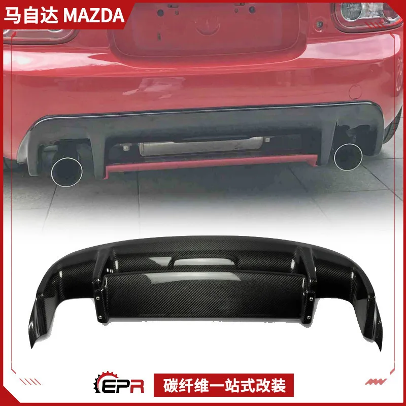 

Подходит для Miata Mazda MX5 NC модифицированный Vary, задняя губа из углеродного волокна, задний спойлер, модификация хвостовой губы