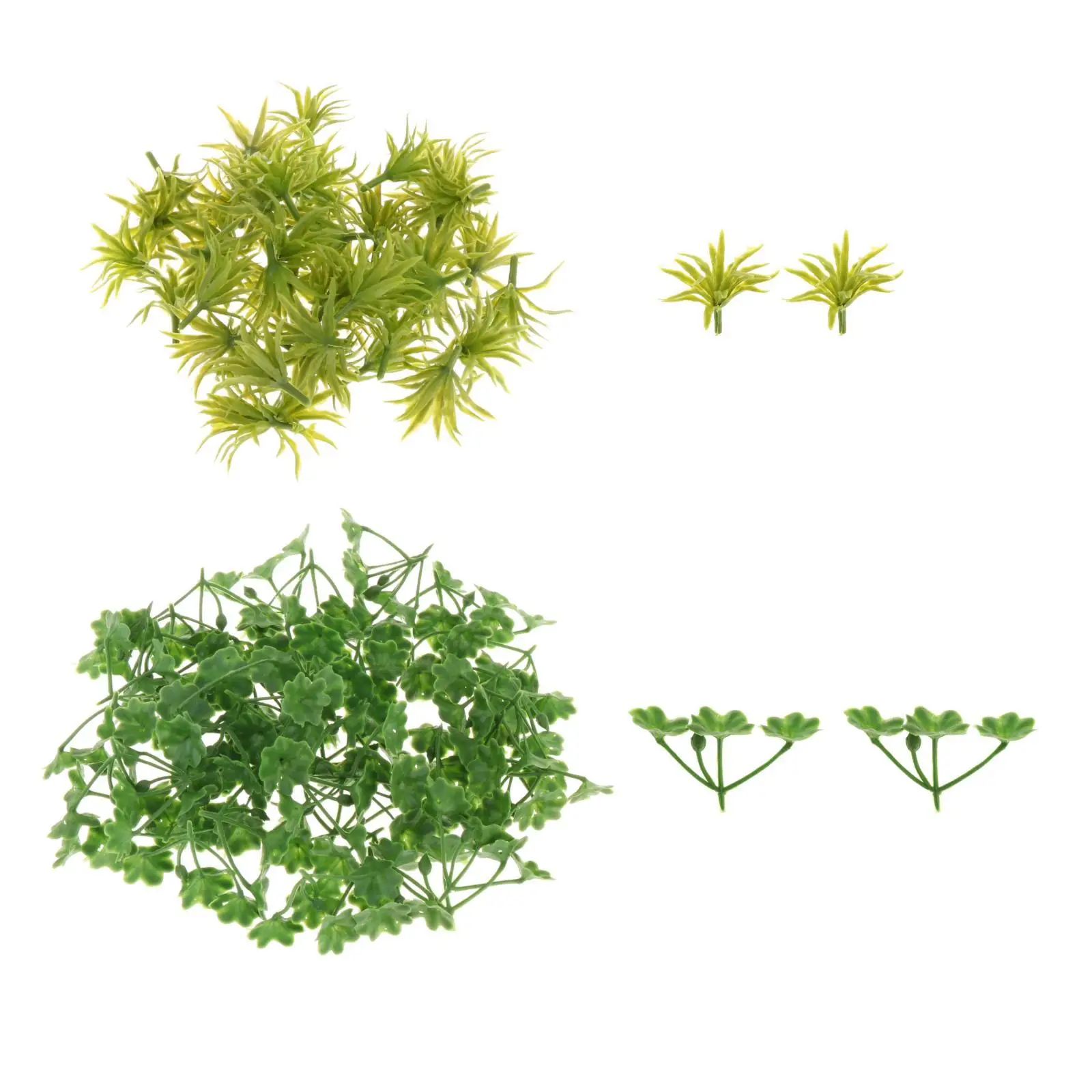 Miniature Foliage for Enchanting Outdoor Design - Set of 100