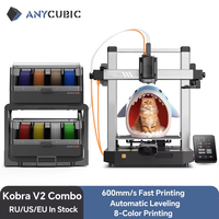 ANYCUBIC Kobra 3 V2 Combo AE Version 8 Colors 600mm/s Fast Printing 3D Printer ACE Pro Filament Drying APP Control 3D Printer