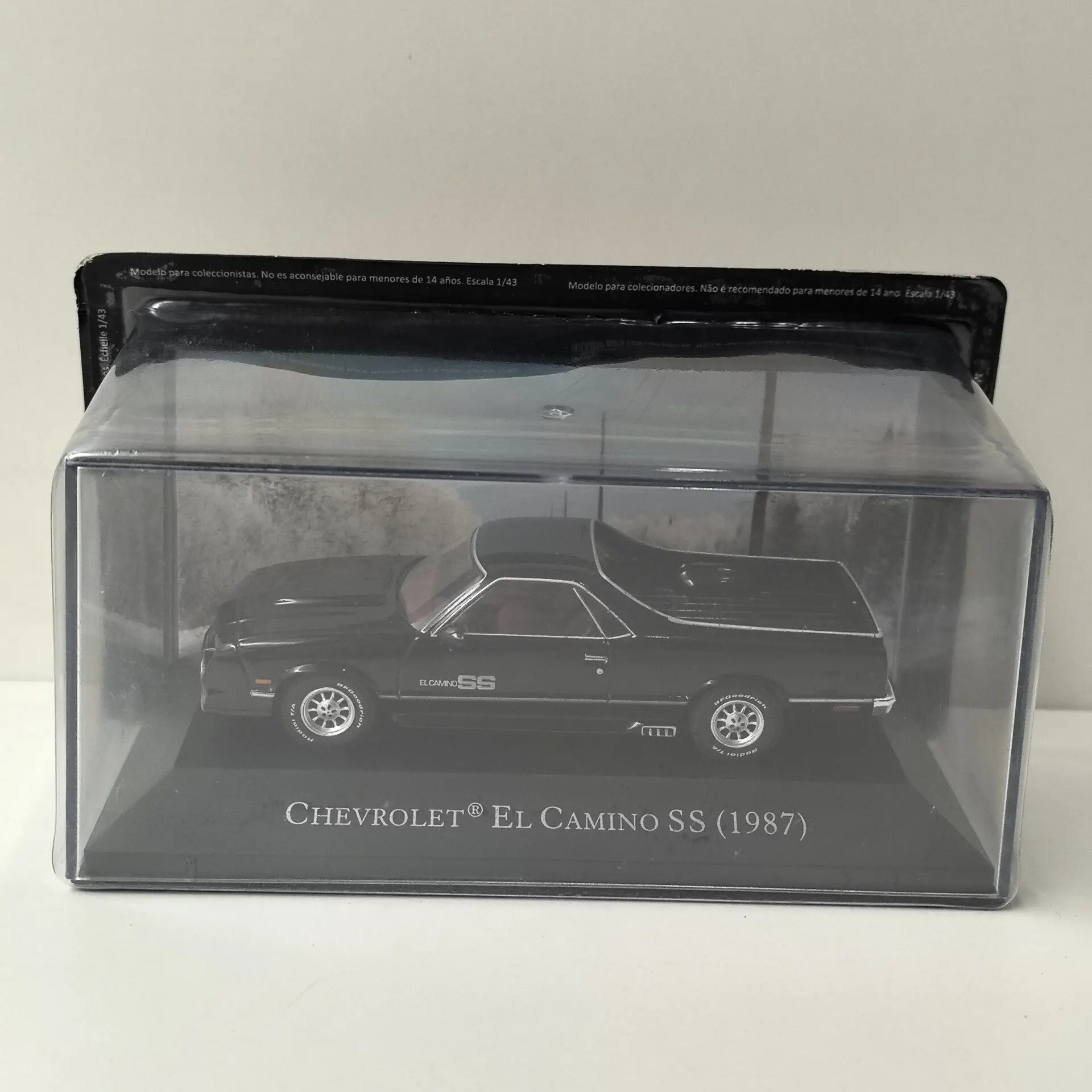 Modelo de Auto de Aleación a Escala 1/43 de CHEVROLET EL CAMINO IROC SS 1987 Pickup U3 de Diecast IXO