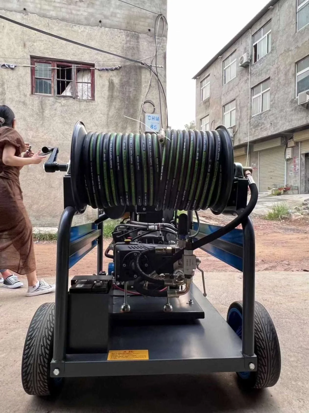 Water Jet Pump High Pressure Sewer Pipe Dredging Cleaning Machine