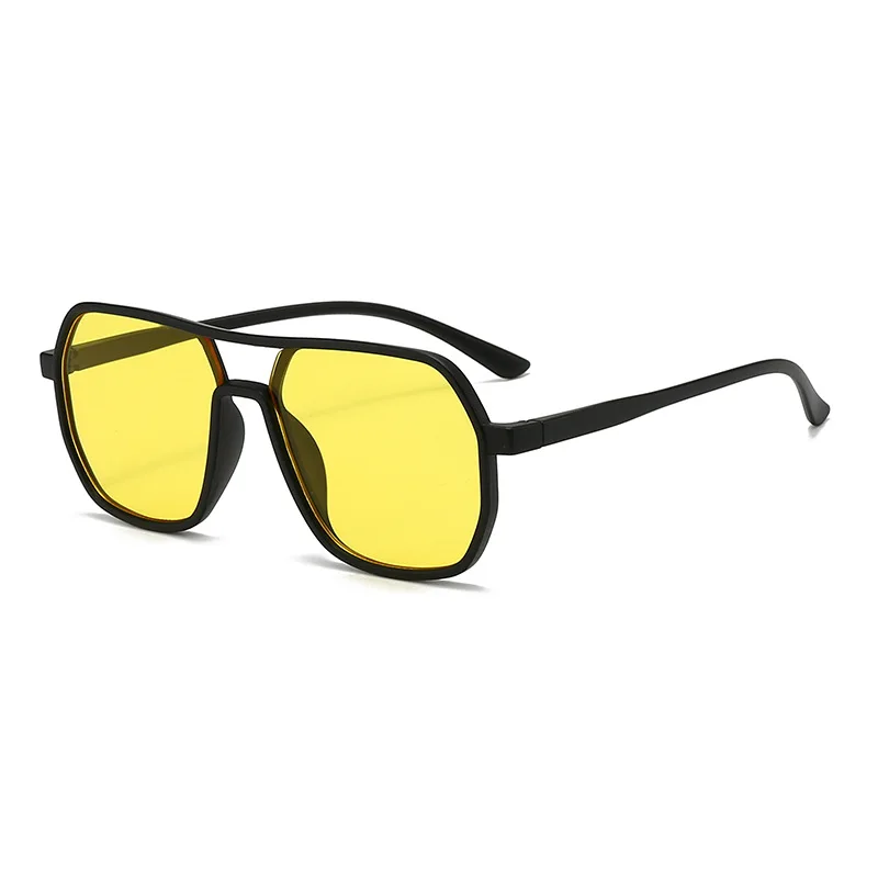 Nuevas gafas de sol, montura de cuerpo, Marco grande, pantalla, cara, gafas de sol pequeñas, gafas UV de conducción a la moda para hombres y mujeres