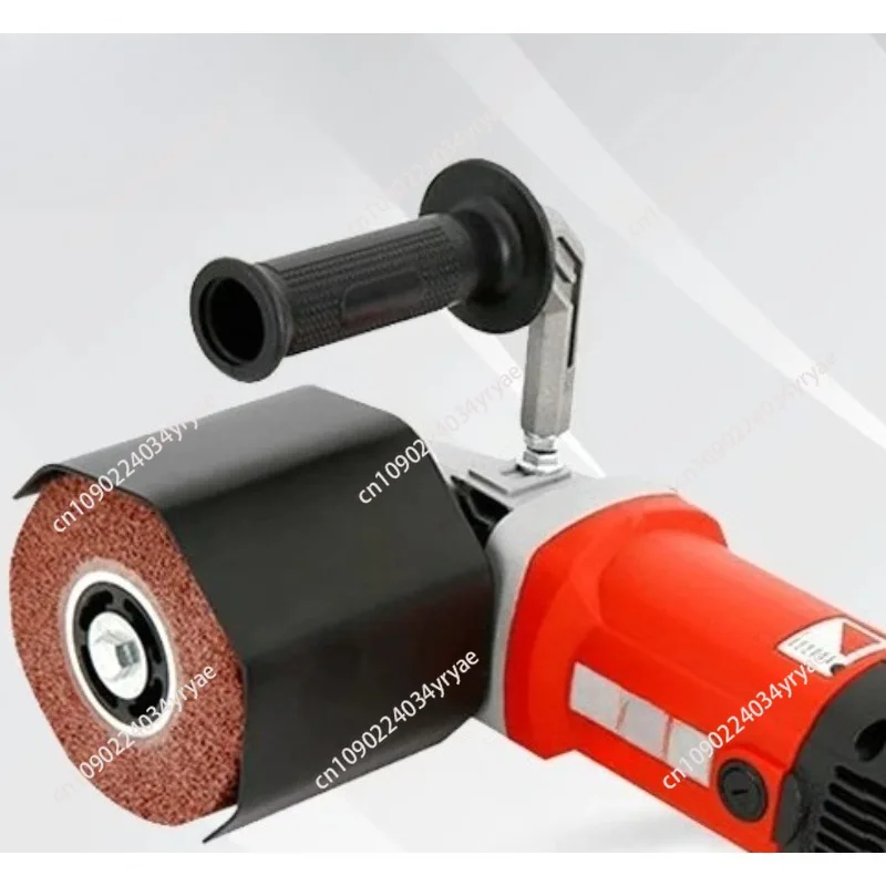 Burnishing Polishing Machine 1400w Surface Conditioning Tool Wire Variable Speed Drawing Machine For Wood Metal Stainless S