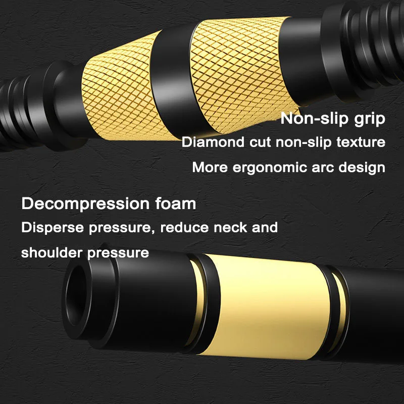 Dumbbell to Barbell Set Dual-use Fitness Equipment for Men\'s Home Dumbbell Training Arm Muscle Squat Shoulder Guard Detachable