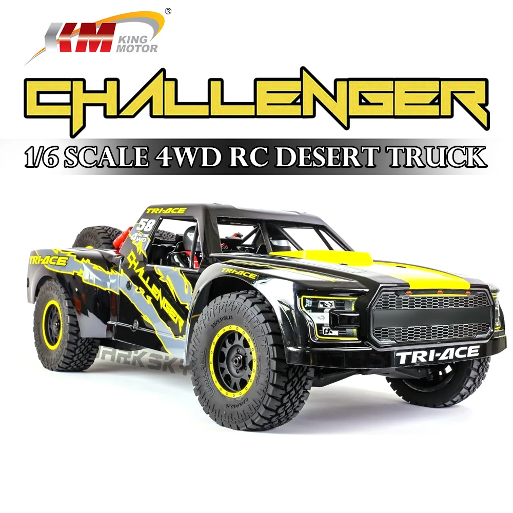 TRACTION Hobby KM Challenger 1/6 RC Elektrische Fernbedienung Modell Auto Wüste Lkw Leeren Rahmen Erwachsene Kinder Spielzeug