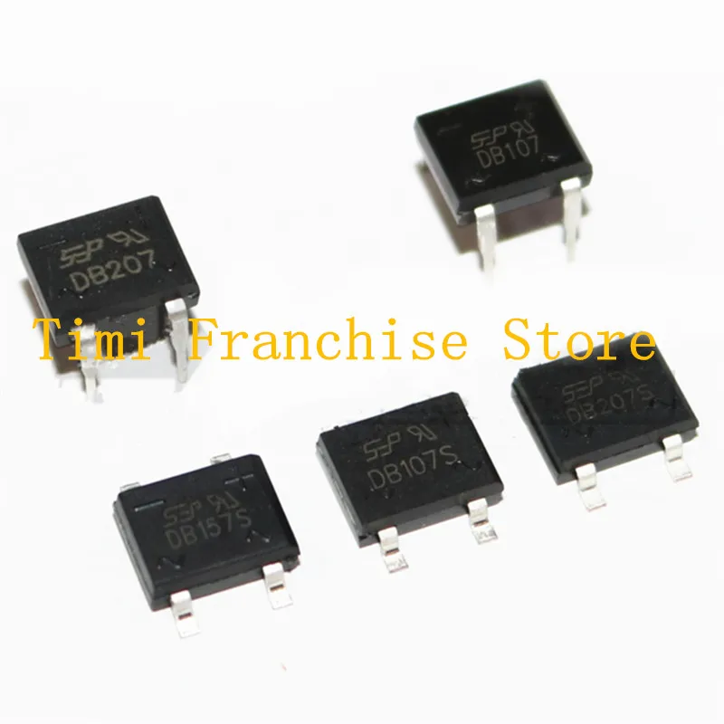 20pcs rectifier diode bridge MB6S MB6F MB6M MB10S MB10M MB8S MB8F MB10S DB107 DB107S DB157S ABS10 ABS210 DB207S SMD DIP 4Pin