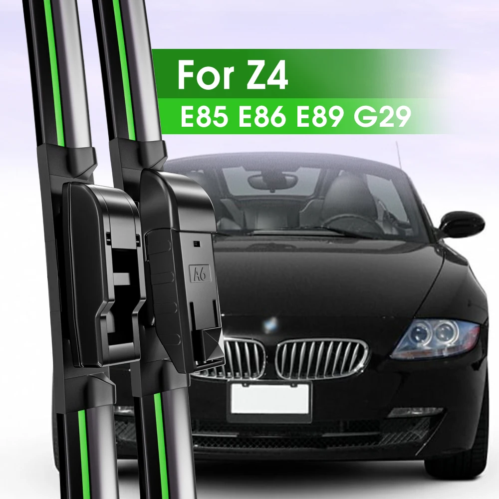 

2X Front Windshield Wiper Blades For BMW Z4 E85 E86 E89 G29 2002-2017 2019-2022 2010 2012 2015 Windscreen Window Accessories