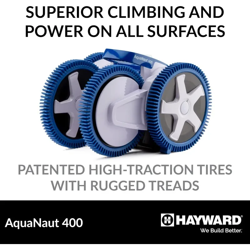Hayward W3PHS41CST AquaNaut 400 Suction Pool Cleaner for In-Ground Pools up to 20 x 40 ft. (Automatic Pool Vacuum)