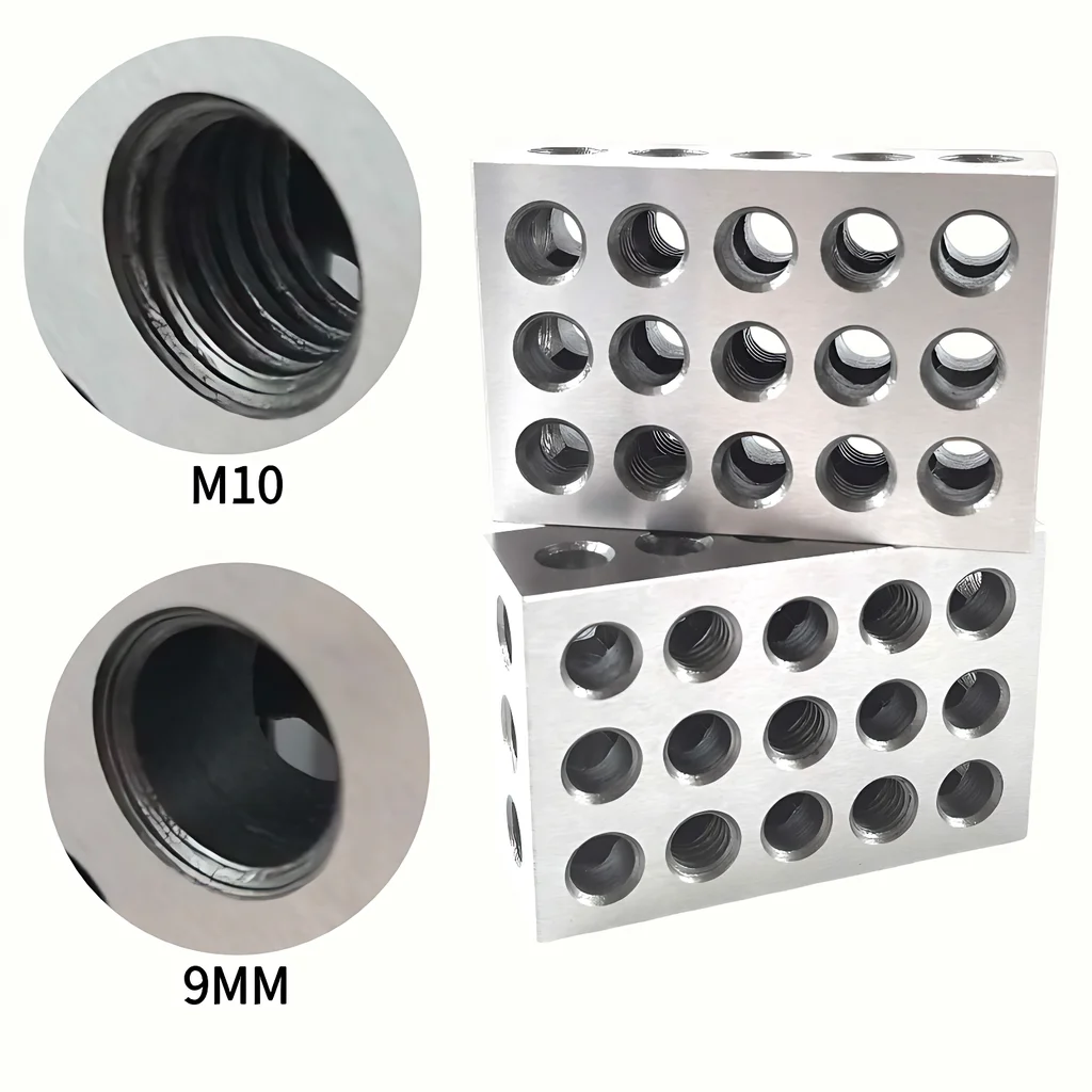 2피스 세트 - 1, 2, 3인치 연삭 등급 고정밀 등급 블록 공작 기계용 1-2-3 병렬 심