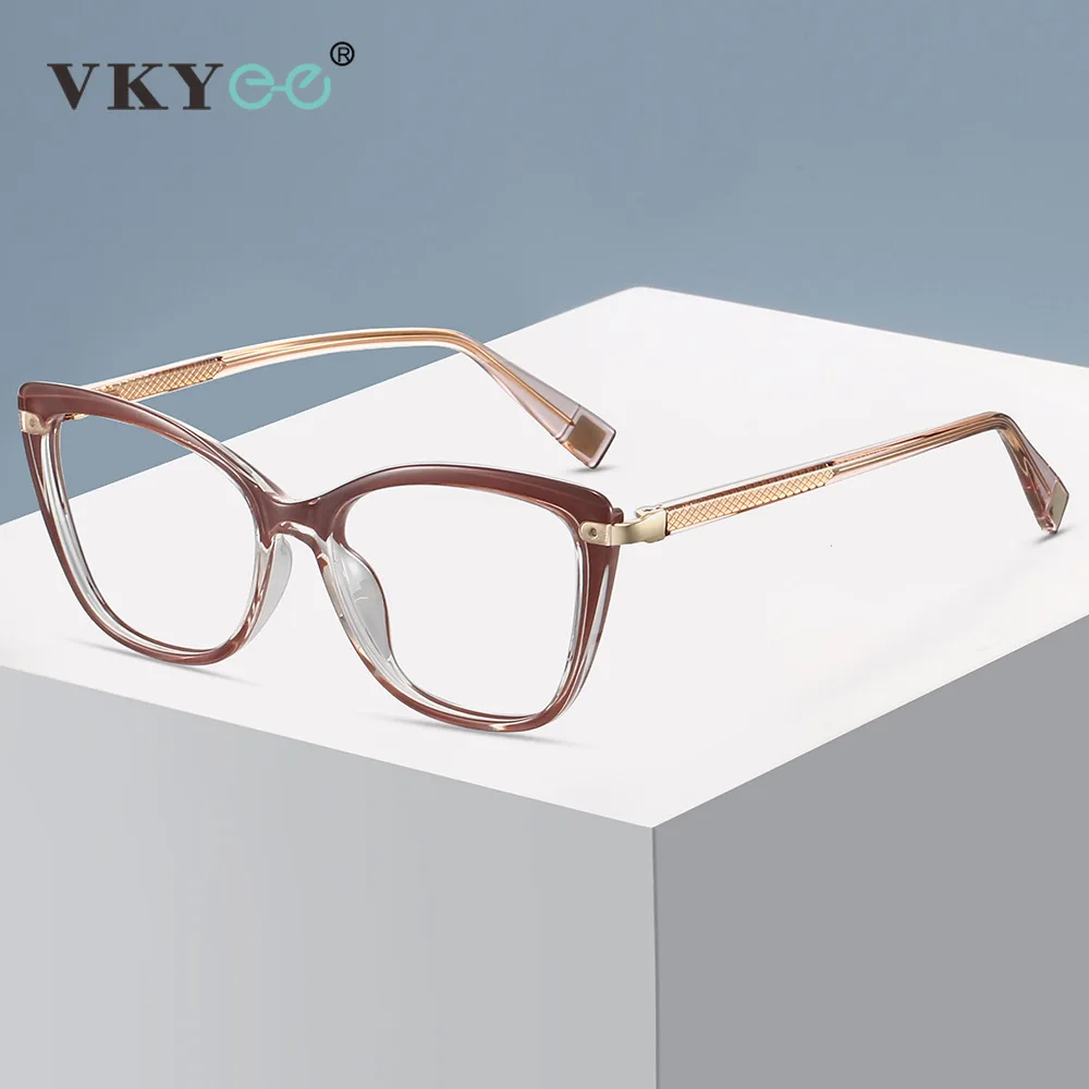 فيكي تصميم فراشة شخصي جديد بسيط للنساء للقراءة نظارات مضادة للضوء الأزرق وصفة طبية قابلة للتخصيص 82007