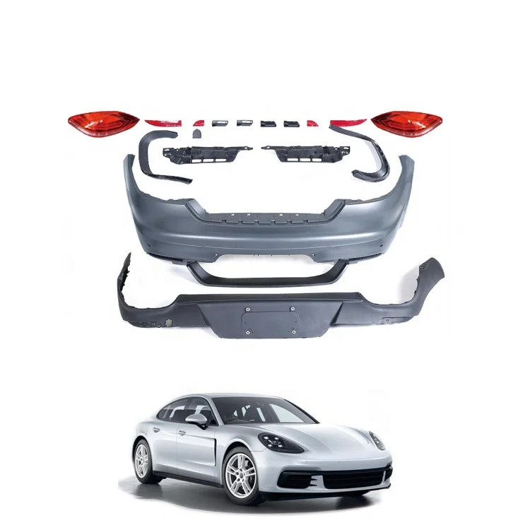 

Фабричные продажи Flying Wing Задний бампер Задний фонарь Комплект задней губы Panamera 970.1 Обновление 970.2 Стиль Комплекты кузова для 970