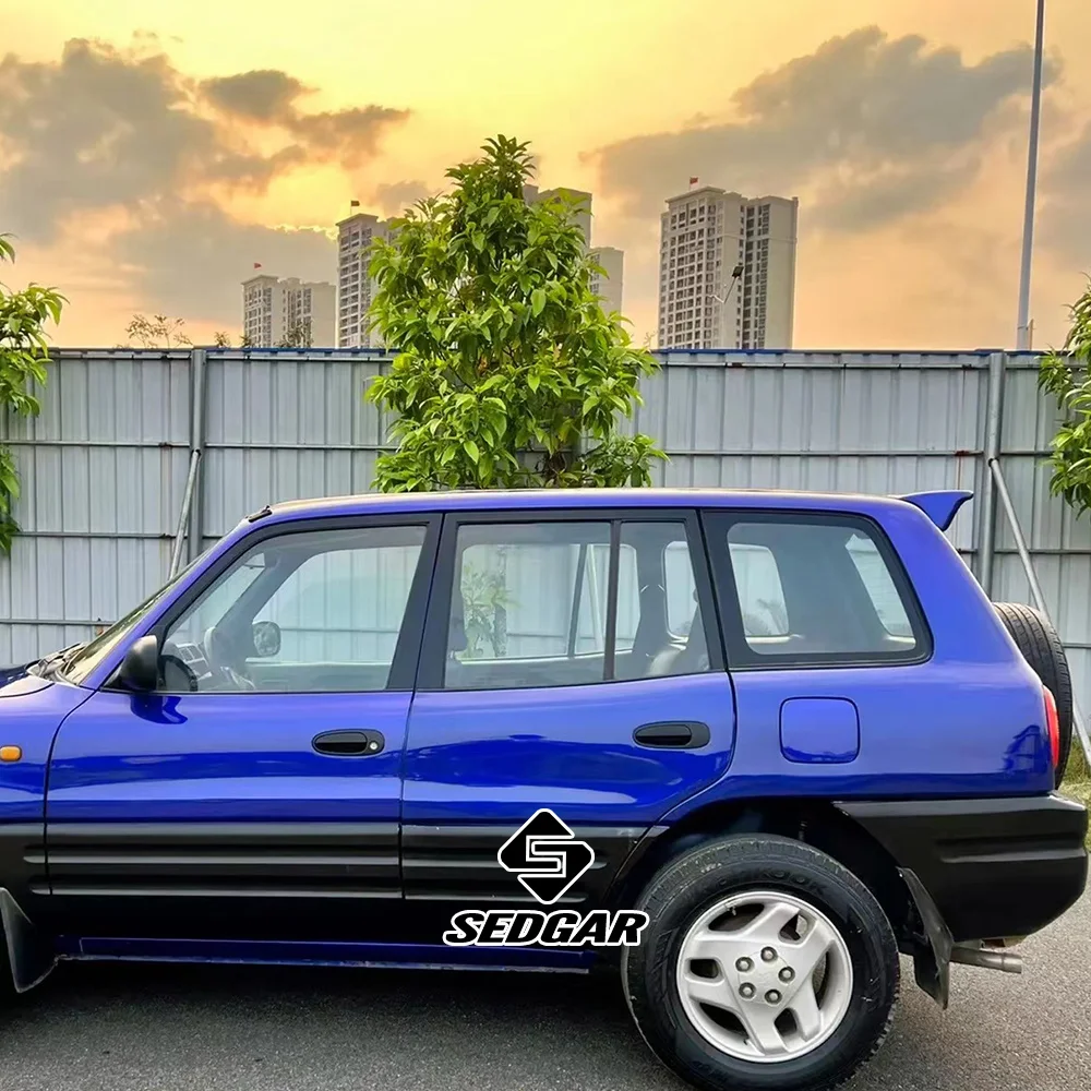 For 1994--1999 Toyota RAV4 Trunk Spoiler Original with Lights High Quality ABS Plastic Unpainted Spoiler Trunk Boot Wing Spoiler