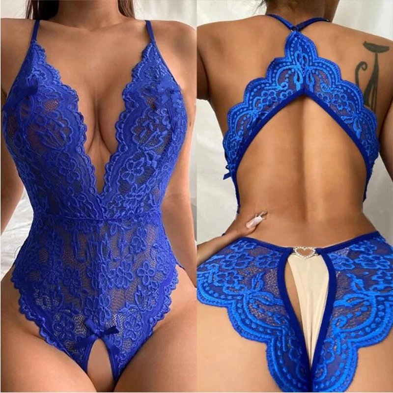 Crotchless مثير ملابس داخلية شفافة الترا مثير البرازيلي مجموعات ازياء الدانتيل الملابس الداخلية تنفس الملابس الداخلية النساء العشير المثيرة مجموعة