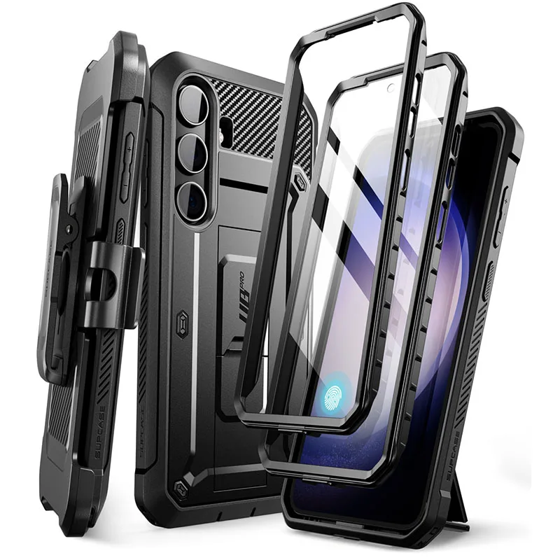 

Чехол SUPCASE UB Pro для Samsung Galaxy S24 Plus, сверхпрочный прочный Чехол со встроенным защитным экраном, подставкой и зажимом для ремня